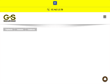 Tablet Screenshot of gs-seguridad.com